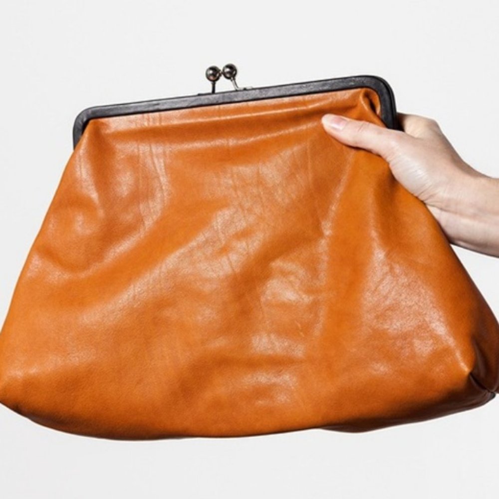 CLARE V. Pierre Foldover CLUTCH anthropologie like new